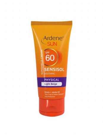 کرم ضد آفتاب فیزیکال آردن مدل Sensisol SPF 60 مناسب پوست حساس حجم 50 میلی لیتر - بژ روشن