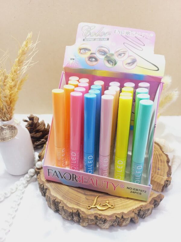 خط چشم مویی رنگ پاستیلی برند فاور بیوتی Favor Beauty کد EB7072 - Image 6