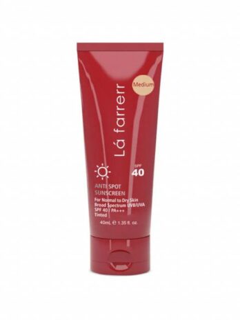 کرم ضد آفتاب و ضد لک SPF 40 لافارر مناسب پوست های خشک و معمولی حجم 40 میلی لیتر - متوسط
