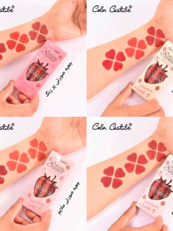 پک رژ لب مایع توت فرنگی کالر کاستل سه عددی کد 4172