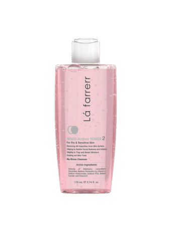 تونر پاک کننده صورت لافارر مدل Dry & Sensitive Skin کد 2 حجم 170 میلی لیتر