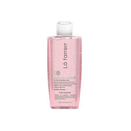 تونر پاک کننده صورت لافارر مدل Dry & Sensitive Skin کد 2 حجم 170 میلی لیتر