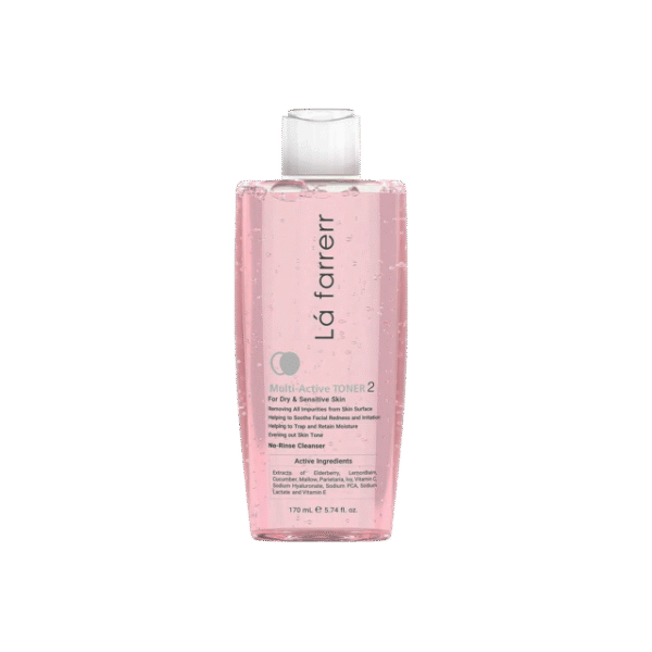 تونر پاک کننده صورت لافارر مدل Dry & Sensitive Skin کد 2 حجم 170 میلی لیتر