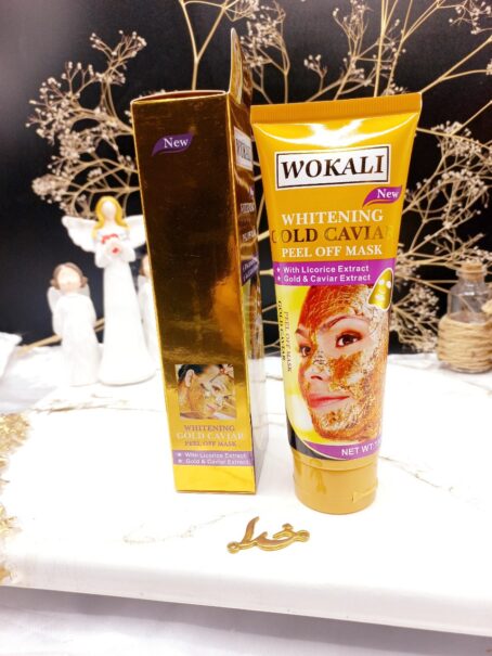 ماسک طلای تیوپی همراه با عصاره خاویار برند وکالی WOKALI کد WKL 403 - Image 4