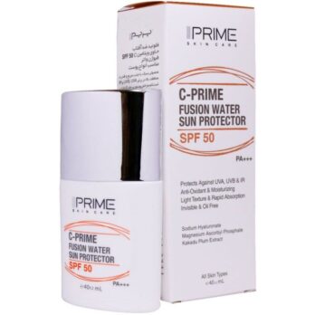 ضد آفتاب فیوژن واتر پرایم SPF 50 مناسب انواع پوست حجم 40 میلی لیتر - بی رنگ