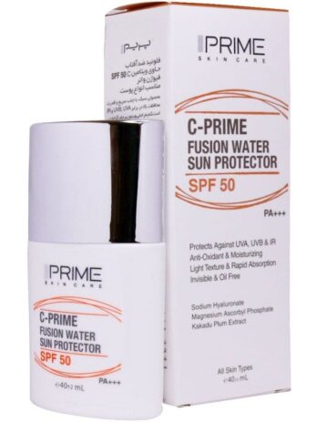 ضد آفتاب فیوژن واتر پرایم SPF 50 مناسب انواع پوست حجم 40 میلی لیتر - بی رنگ