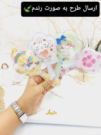 شانه مو بچگانه طرح گل