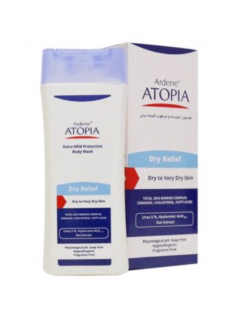 لوسیون شوینده و مرطوب کننده بدن آردن سری Atopia مدل Dry Relief حجم 250 میلی لیتر