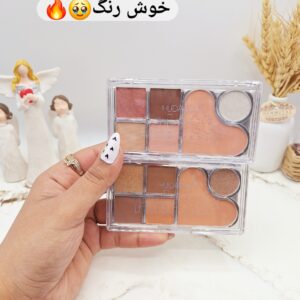 پالت سایه پینترستی قلبی برند هدی موجی HUDAMOJI کد ZP_056