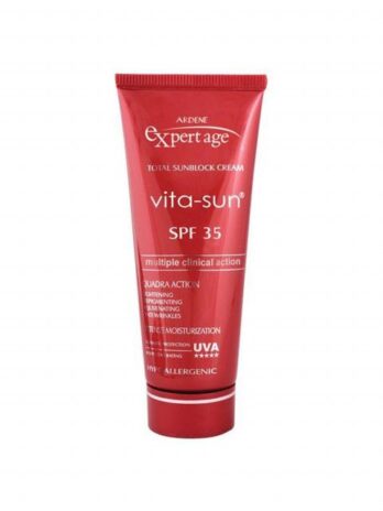 کرم ضد آفتاب آردن اکسپرت ایج مدل Vita-Sun SPF 35 مناسب پوست معمولی حجم 45 میلی لیتر - بی رنگ