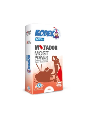 کاندوم خاردار و حلقوی کدکس مدل Matador بسته 12 عددی - ساده