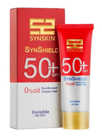کرم ژل ضدآفتاب بدون رنگ بانوان ساین‌ اسکین، با SPF50، محافظ UVB، مناسب پوست‌های چرب بانوان