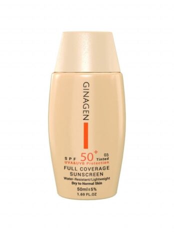 کرم ضد آفتاب SPF 50 ژیناژن شماره 03 مناسب پوست خشک و نرمال حجم 50 میلی لیتر