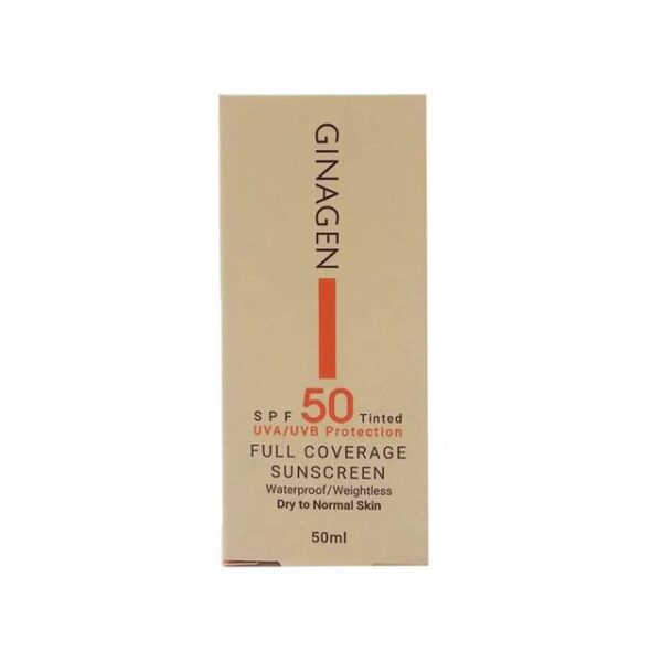 کرم ضد آفتاب SPF 50 ژیناژن شماره 03 مناسب پوست خشک و نرمال حجم 50 میلی لیتر - Image 4