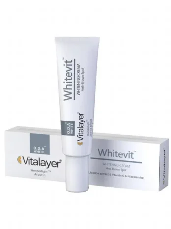 کرم روشن کننده و ضد لک ویتالیر مدل Whitevit حجم 30 میلی لیتر