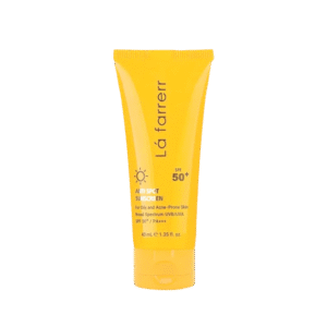 کرم ضد آفتاب و ضد لک فاقد چربی SPF50 لافارر مناسب پوست چرب و مستعد آکنه حجم 40 میلی لیتر - بی رنگ