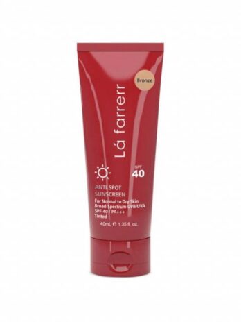 کرم ضد آفتاب و ضد لک SPF 40 لافارر مناسب پوست های خشک و معمولی حجم 40 میلی لیتر - برنز