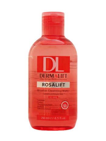 محلول پاک کننده آرایش صورت درمالیفت مدل ROSALIFT حجم 250 میلی لیتر