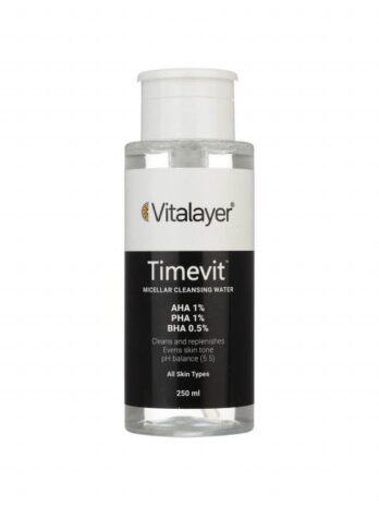 محلول پاک کننده آرایش ویتالیر مدل Timevit حجم 250 میلی لیتر