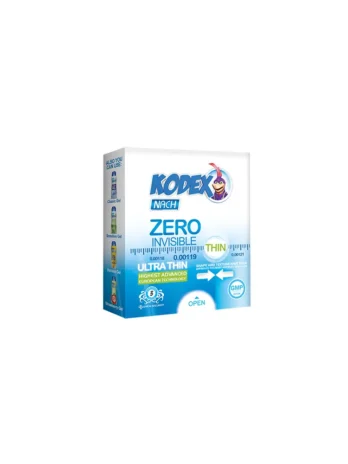 کاندوم کدکس مدل Zero Invisible بسته 3 عددی