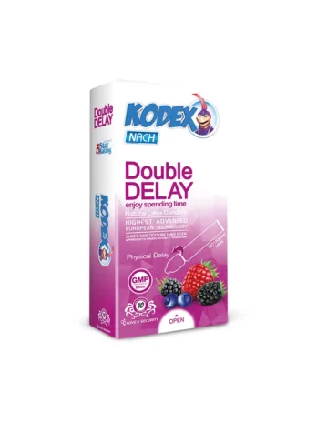 کاندوم تاخیری ناچ کدکس مدل Double Delay بسته 10عددی