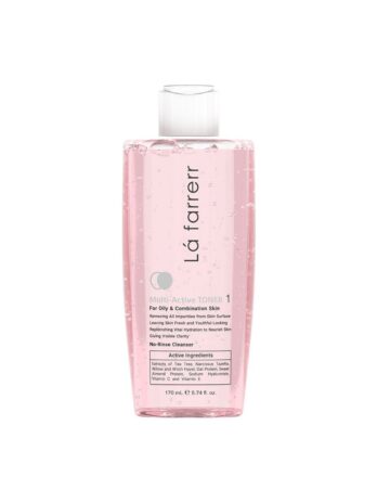 تونر پاک کننده صورت لافارر مدل Oily & Combination Skin کد 1 حجم 170 میلی لیتر