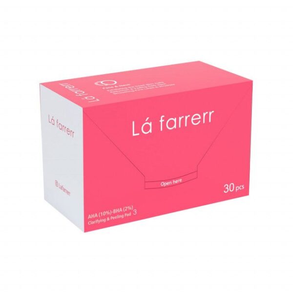 پد پاکسازی کننده و لایه بردار پوست لافارر مدل %2 AHA 10%-BHA بسته 30 عددی - Image 3