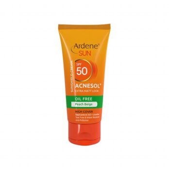 کرم ضد آفتاب فاقد چربی آردن مدل Acnesol SPF50 وزن 50 گرم – بژ هلویی