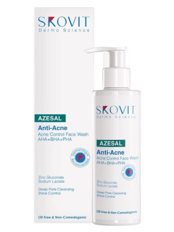 ژل شستشوی صورت مناسب پوست های دارای آکنه حاوی 200AHA+BHA+PHAگرمی-اسکوویت