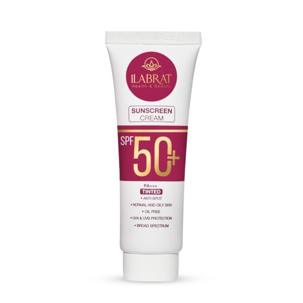 کرم ضدآفتاب ضدلک رنگی ایلابرت (بژ طبیعی) +SPF50 - Image 3