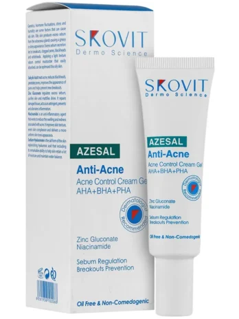 کرم ژل آنتی آکنه مناسب پوست های دارای آکنه حاوی 30AHA+BHA+PHA گرمی-اسکوویت